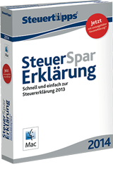 Steuer-Spar-Erklärung 2014 Mac