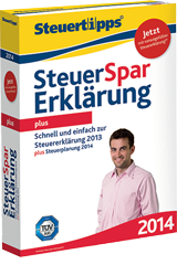 Steuer-Spar-Erklärung 2014 Plus-Version für Windows