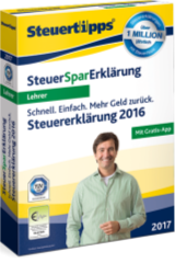 Produkt Steuer-Spar-Erklärung für Lehrer 2017 Foto Abbildung Steuer-Spar-Erklärung für Lehrer 2017