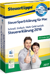 Produkt Steuer-Spar-Erklärung 2017 Mac Foto Abbildung Steuer-Spar-Erklärung 2017 Mac