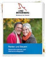 Faltblatt Renten und Steuern 2011 (c) FinMin Brandenburg