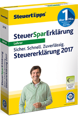 Abbildung Steuer-Spar-Erklärung für Lehrer 2018