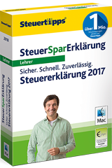 Abbildung Steuer-Spar-Erklärung für Lehrer 2018 - Mac