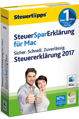 Abbildung Steuer-Spar-Erklärung 2018 Mac